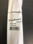 Alno Vita Bella 14" Center to Center Modern Knurled Bar Large Cabinet Handle Pull with "L" Posts