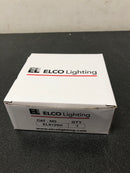 Elco EL912SH 4" White Lexan Shower Trim with Frosted Lens - White