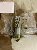 Kwikset 334SQT-15 Square Passage Hall/Closet Pocket Door Lock - Satin Nickel