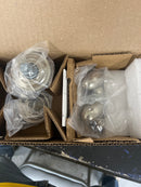 Baldwin Reserve Fdelltrr141 Full Dummy Ellipse Knob And Traditional Round Rose Bright Nickel Finish