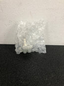 Sietto K-712-SN Reflective 1-1/4 Inch Square Cabinet Knob - Satin Nickel