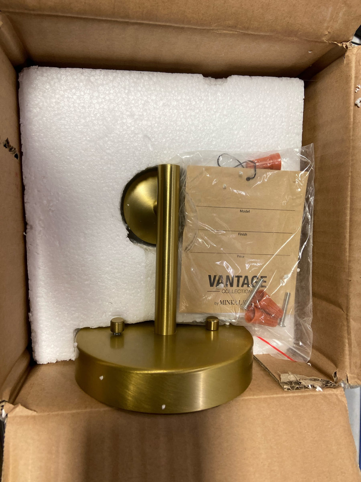 Minka Lavery 2791-695 Auresa Clear Glass Globe Wall Sconce Light, 1-Light 40 Watt, 9"H x 6"W, Soft Brass