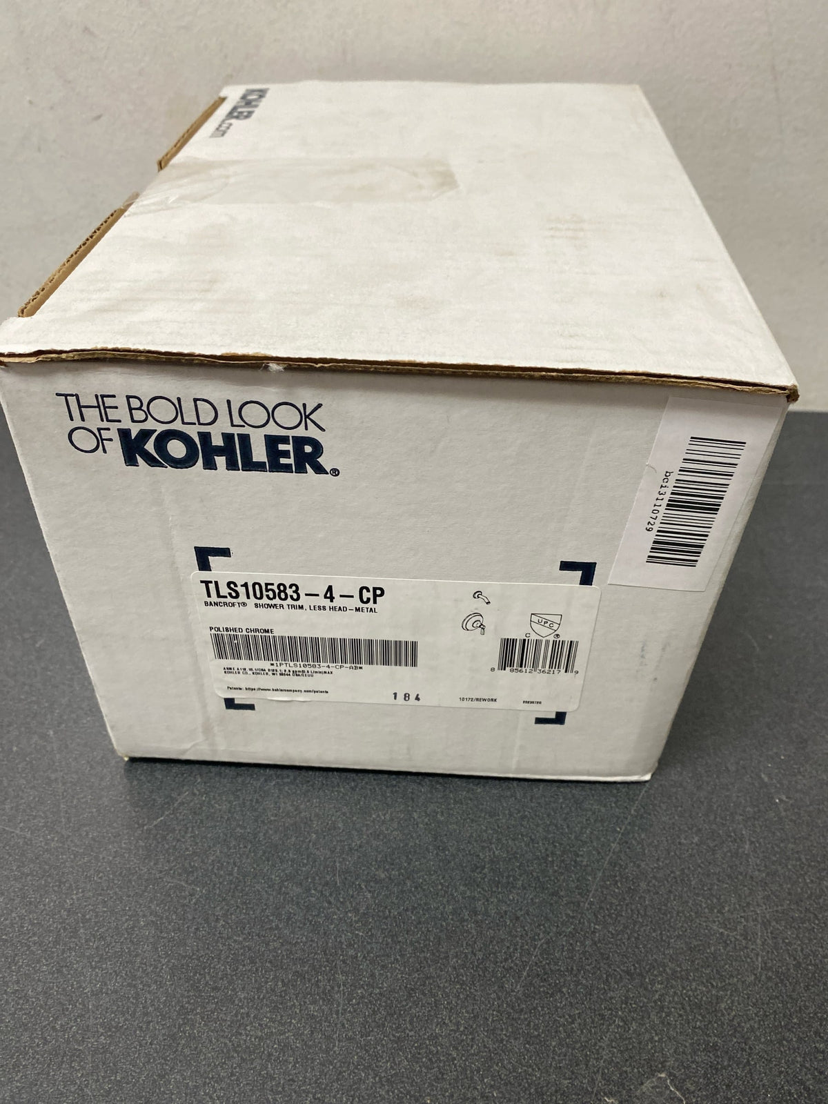 Kohler K-TLS10583-4-CP Bancroft Shower Only Trim Package - Less Shower Head - Polished Chrome