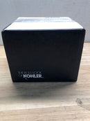 Kohler K-8003-2MB WaterTile Square Single Square Metal Body Spray – with 22 Rubber Spray Nozzles - Vibrant Brushed Moderne Brass