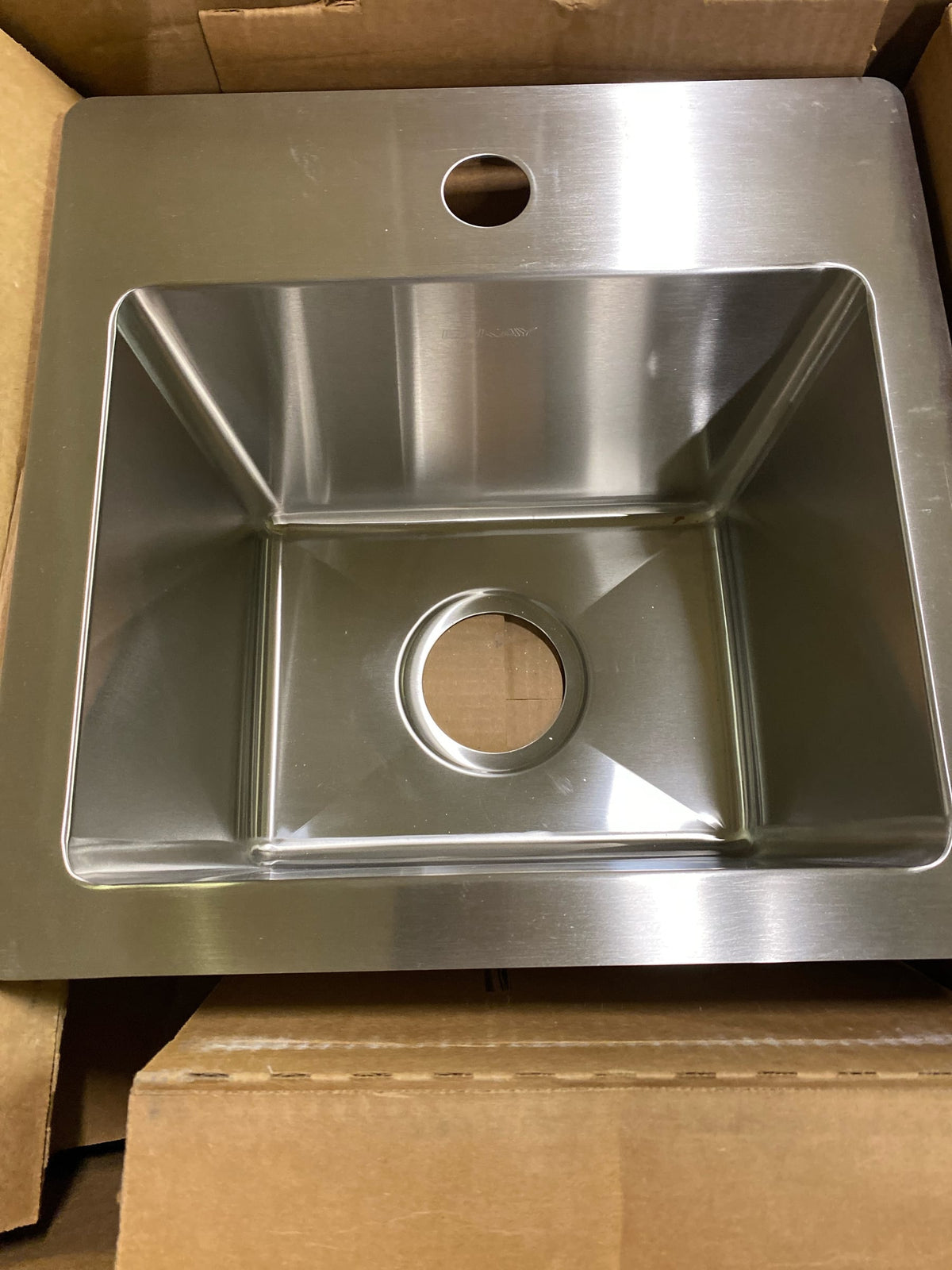 Elkay Crosstown ECTSR15159TBG1 Single Bowl Dual Mount Stainless Steel Bar Sink Kit