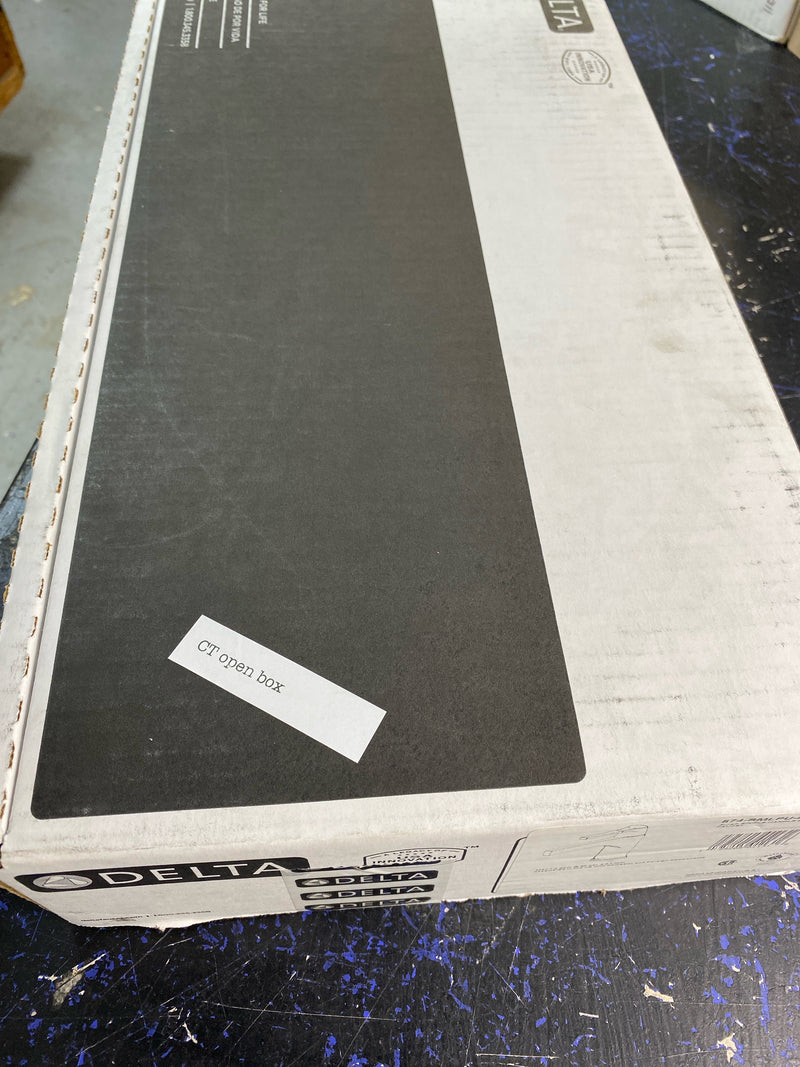 Delta 574-SMLPU-DST Zura Bathroom Faucet, Black and Stainless