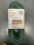 HDX 60 ft. 16/3 Green Landscape Extension Cord Indoor/Outdoor