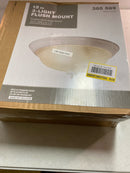 Unbranded J0407H 15 in. 3-Light White Flush Mount
