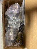 Miseno MLK1010 Buchanan Tulip Single Cylinder Keyed Entry Door Knob Set - Satin Nickel