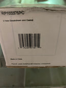 Delta RP103375SS Modern 3 Hole Escutcheon and Gasket - Brilliance Stainless