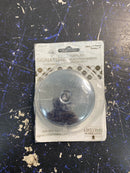 Signature Hardware 446712 3-1/4" Overflow Cover Plate with Single Screw