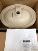 Kohler K-99183-0 White Vox 20" Vessel Vitreous China Bathroom Sink with Overflow