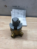 Moen 3360 Commercial Brass Three-Function Shower Transfer Valve, Standard 1/2-Inch CC Connections