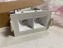 DALS Lighting MSL2-CC-AWH Recessed Lighting, 2-Light 12 Total Watts, White