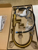 Signature Hardware SHXCRA137BG Ravenel 1.75 GPM Single Hole Pull Down Bar Faucet - Includes Escutcheon - Brushed Gold