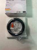 Commercial electric C01005301A 7.5 in. Disk Light LED Flush Mount with Night Light Feature and Extra Black Trim 1000 Lumens Adjustable CCT