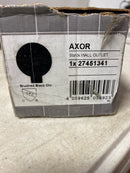 Axor 27451341 ShowerSolutions Wall Supply Elbow with Check Valve - Engineered in Germany, - Brushed Black Chrome