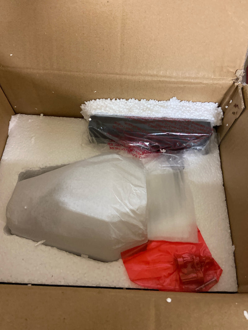 Minka Lavery 5701-66A Clarity Rectangular Backplate with Clear Glass Hexagon Wall Sconce Light, 1-Light 60 Watt, 10" H x 5" W, Coal Black