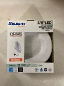 Bulbrite 773166 7" Medium (E26) Baffle Recessed Trim - White