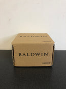 Baldwin Round Non-Turning One-Sided Dummy Door Knob with Round Rose