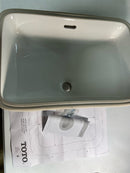 TOTO 19" Undermount Bathroom Sink with Overflow and CeFiONtect Ceramic Glaze