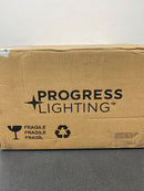 Progress Lighting P550070-031 Cedar Springs 13" Wide Semi-Flush Ceiling Fixture with Metal Shade - Black