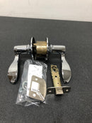 Schlage F10ACC625 Accent Passage Door Lever Set - Polished Chrome