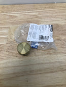 Amerock BP36864BBZ Radius 1-1/4 Inch Mushroom Cabinet Knob - Golden Champagne