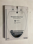 KOHLER K-27331-0 Glissade ReadyLatch Quiet Close Elongated Toilet Seat, White, Grip-Tight Hardware, Quiet Close Lid Prevents Slamming