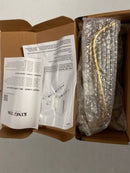 Kingston Brass KS215SB Kingston 1.2 GPM Wall Mounted Bridge, Widespread Bathroom Faucet - Brushed Brass