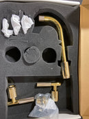 Newport Brass 3-3291-03N Muncy 1.2 GPM Wall Mounted Widespread Bathroom Faucet - Uncoated Polished Brass - Living