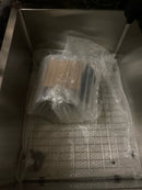 Kraus KHU101-23 Standart PRO 23 in. Undermount Single Bowl 16 Gauge Stainless Steel Kitchen Sink with Accessories