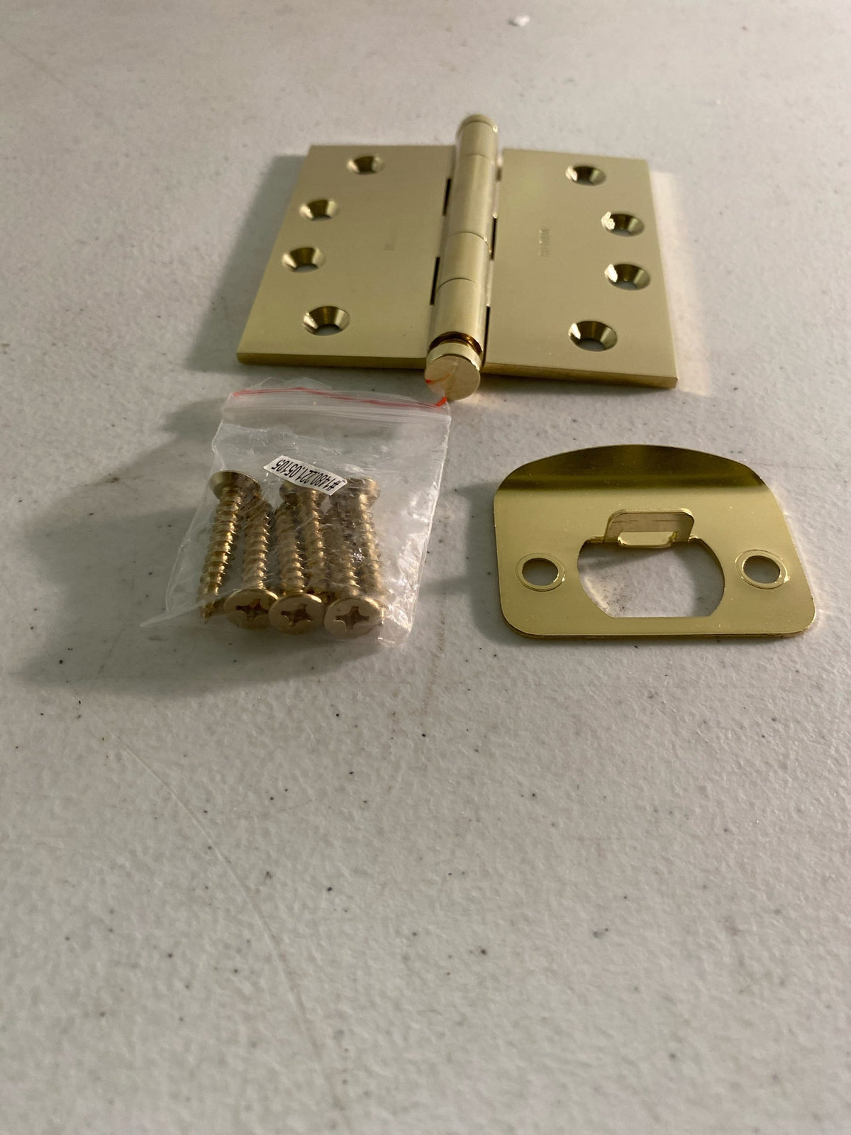 Baldwin 1035003I 3.5 x 3.5 in. Square Mortise Hinge, Brass