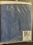 Ricardo 02000-79-036-03 Blue Polyester Solid 56 in. W x 36 in. L Grommet Blackout Curtain