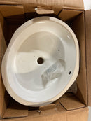 Kohler K-2881-0 Verticyl 17" Undermount Bathroom Sink with Overflow - White