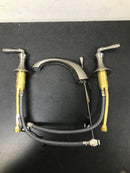 Kohler K-394-4-BN Devonshire Widespread Bathroom Faucet with UltraGlide Valve and Quick Mount Technology - Free Metal Pop-Up Drain Assembly with Purchase - Brushed Nickel