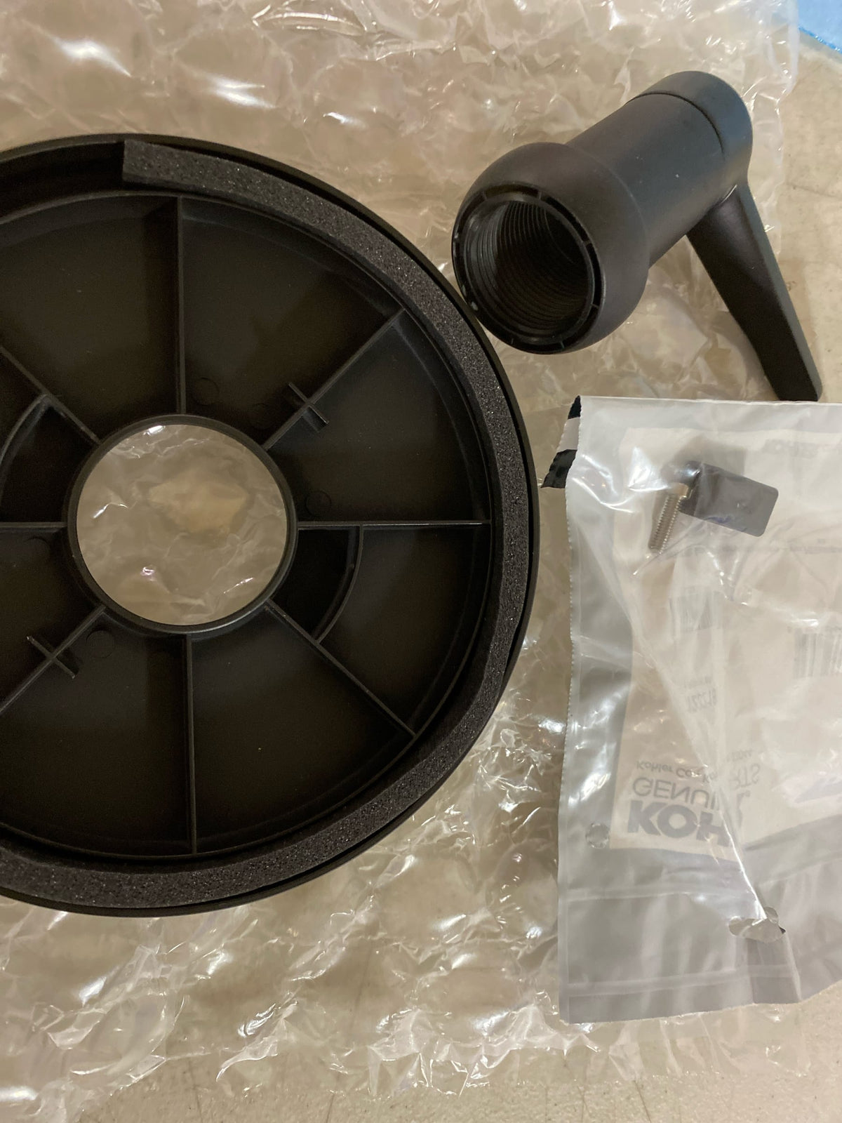 Kohler K-TS74042-4-BL Hint Function Pressure Balanced Valve Trim Only with Single Lever Handle - Less Rough In - Matte Black