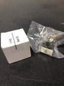 Schaub and Company 57-PN City Lights 1-1/4" Modern Square Glass Cabinet Knob with Solid Brass Base - Polished Nickel