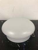 Commercial electric 54484145 Spin Light 7 in. Closet Light with Pull Chain LED Flush Mount Ceiling Light 830 Lumens 4000K Bright White Basement Light
