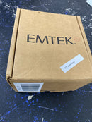 Emtek 5122HLOUS19RH Helios Right Handed Single Cylinder Keyed Entry Door Lever Set with Square Rose - Flat Black