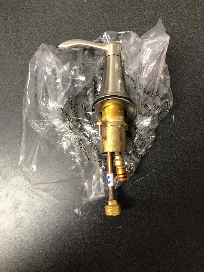 Miseno MNO311BNP Bella Widespread Bathroom Faucet - Includes Brass Pop-Up Drain Assembly - PVD Brushed Nickel