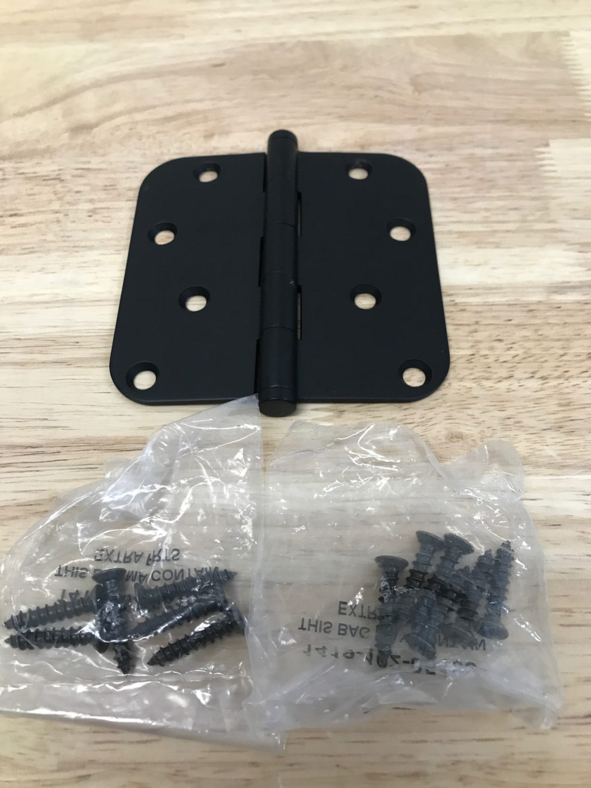 Baldwin 1140190I Radius Mortise Hinge, Black