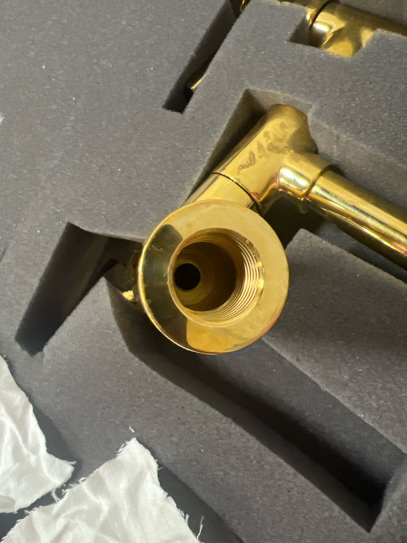 Newport Brass 3190-5503/03N Heaney 4.5 GPM Wall Mounted Single Hole Pot Filler - Uncoated Polished Brass - Living