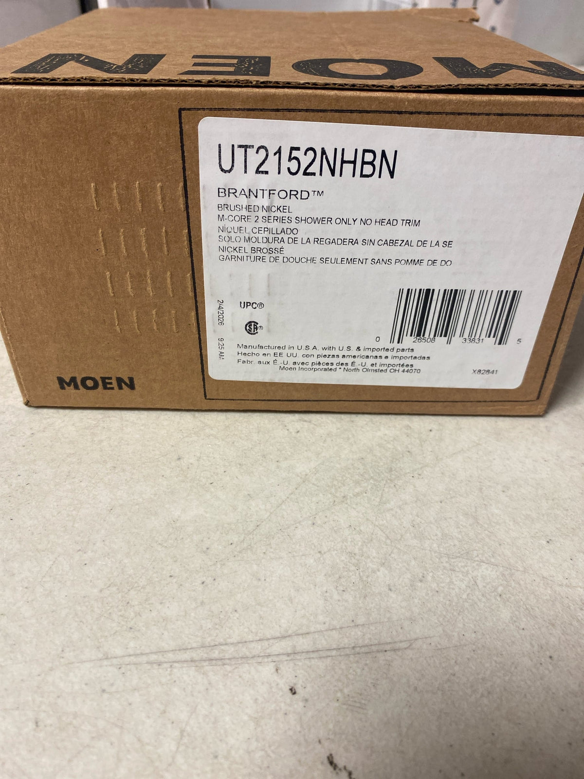 Moen UT2152NHBN Brantford Shower Only Trim Package - Brushed Nickel