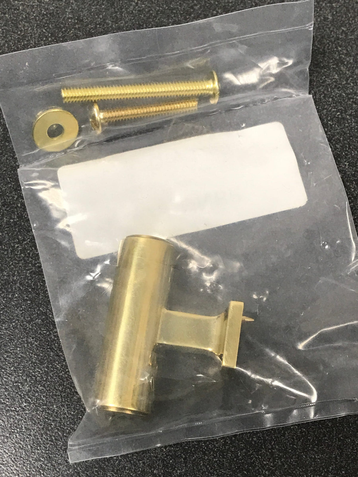 Schaub and Company 473-UNBR Haniburton 1-5/8" Urban Modern Solid Brass "T" Bar Cabinet Knob - Unlacquered Brass