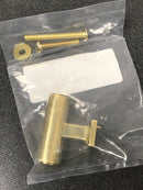 Schaub and Company 473-UNBR Haniburton 1-5/8" Urban Modern Solid Brass "T" Bar Cabinet Knob - Unlacquered Brass