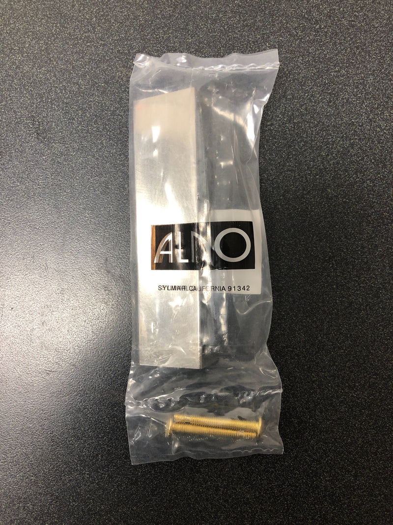 Alno A970-35-PN Tab 3-1/2" Center to Center Solid Brass Linear Surface Mount Cabinet Handle / Drawer Pull - Polished Nickel