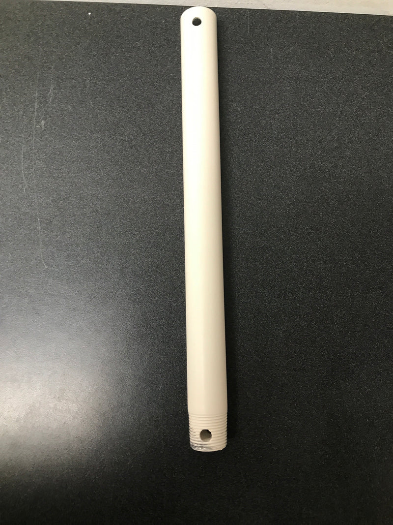 Minka Aire 12-in Bone White Steel Indoor Ceiling Fan Downrod