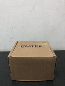EMTEK Modern Rectangular Rosette Dummy, Pair with Matching Finish Freestone Lever - Choice of 7 Finishes - 5052FRLUS19 - Flat Black (US19)