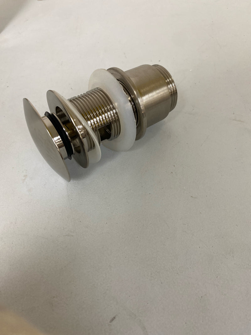 Nameeks Remer 905CC2-NP Remer Pop-Up Drain with Click-Clack Feature and Overflow - Satin Nickel